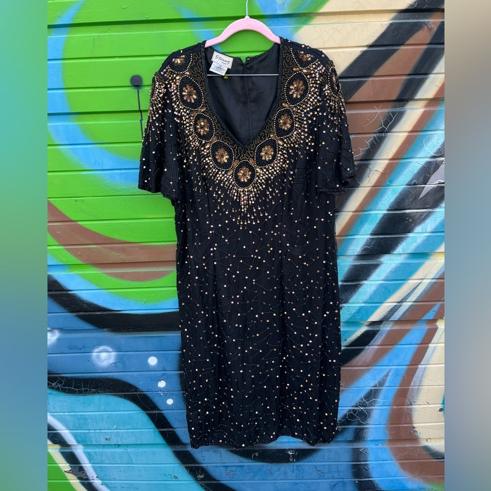 Vintage Beaded Dress
